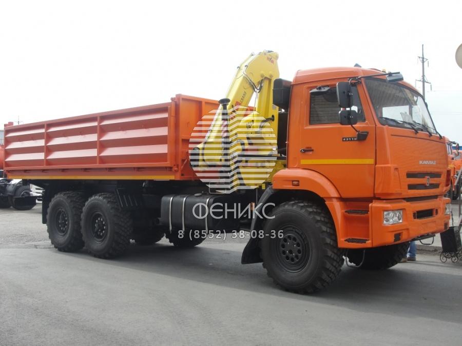 Самосвал КамАЗ 43118 с КМУ HYVA 150E2